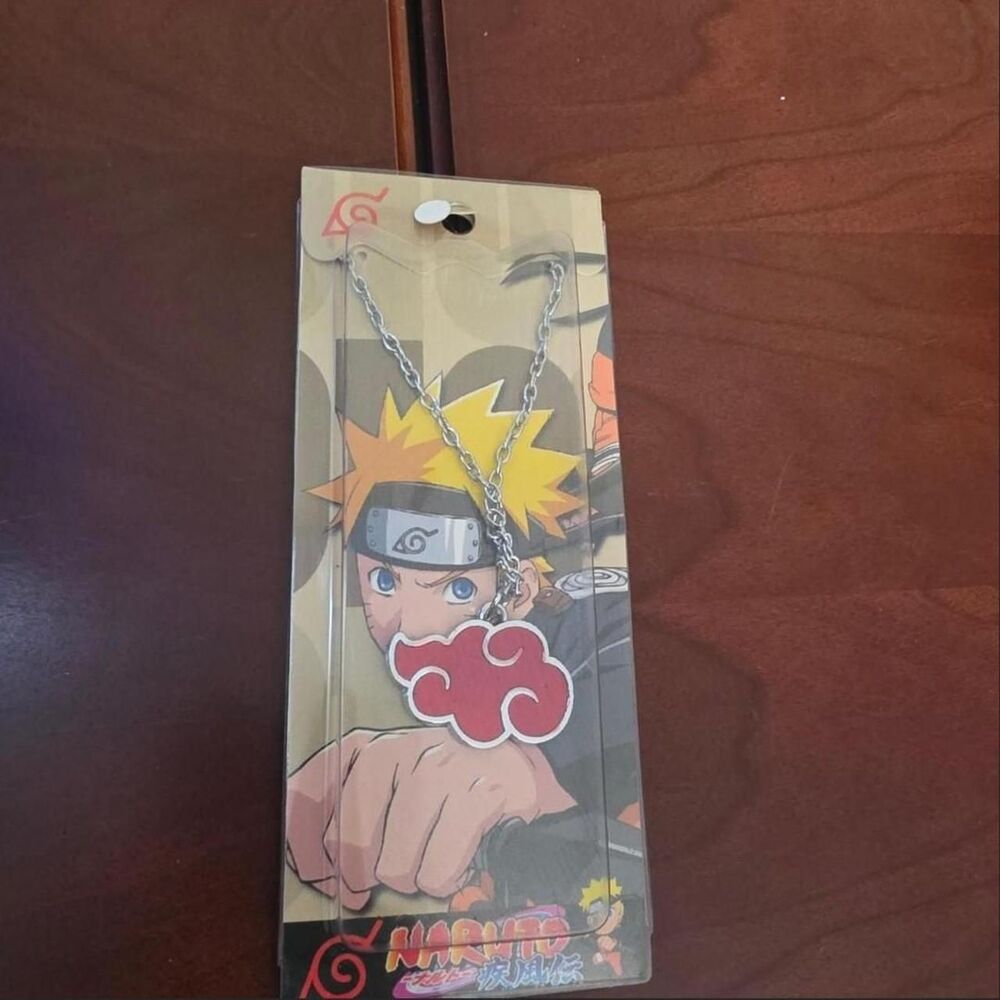 Naruto Akatsuki Red Cloud Necklace
